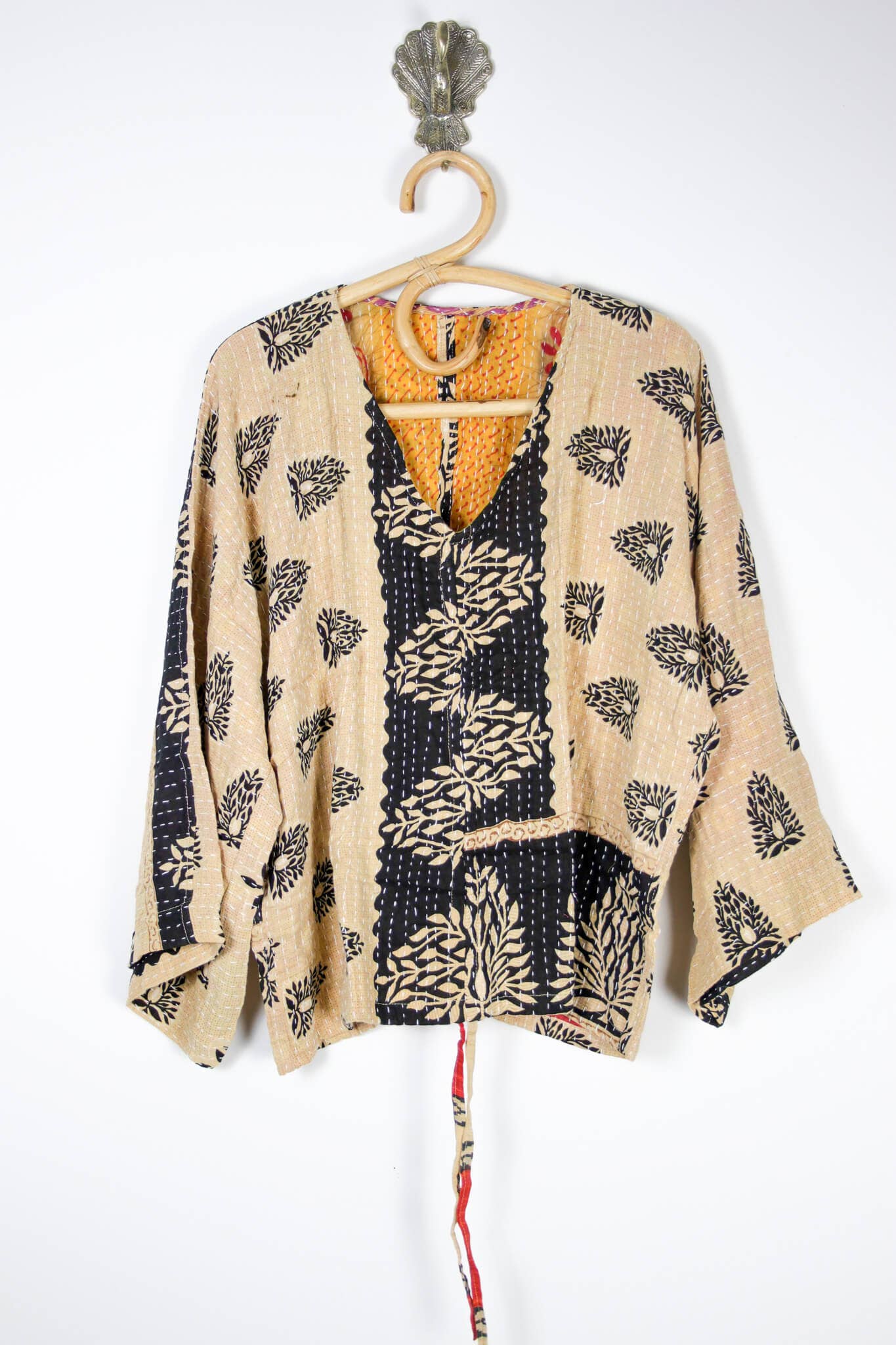 Renew Vintage - Wholesale Blouse - Women's - Kantha Butterfly Top5