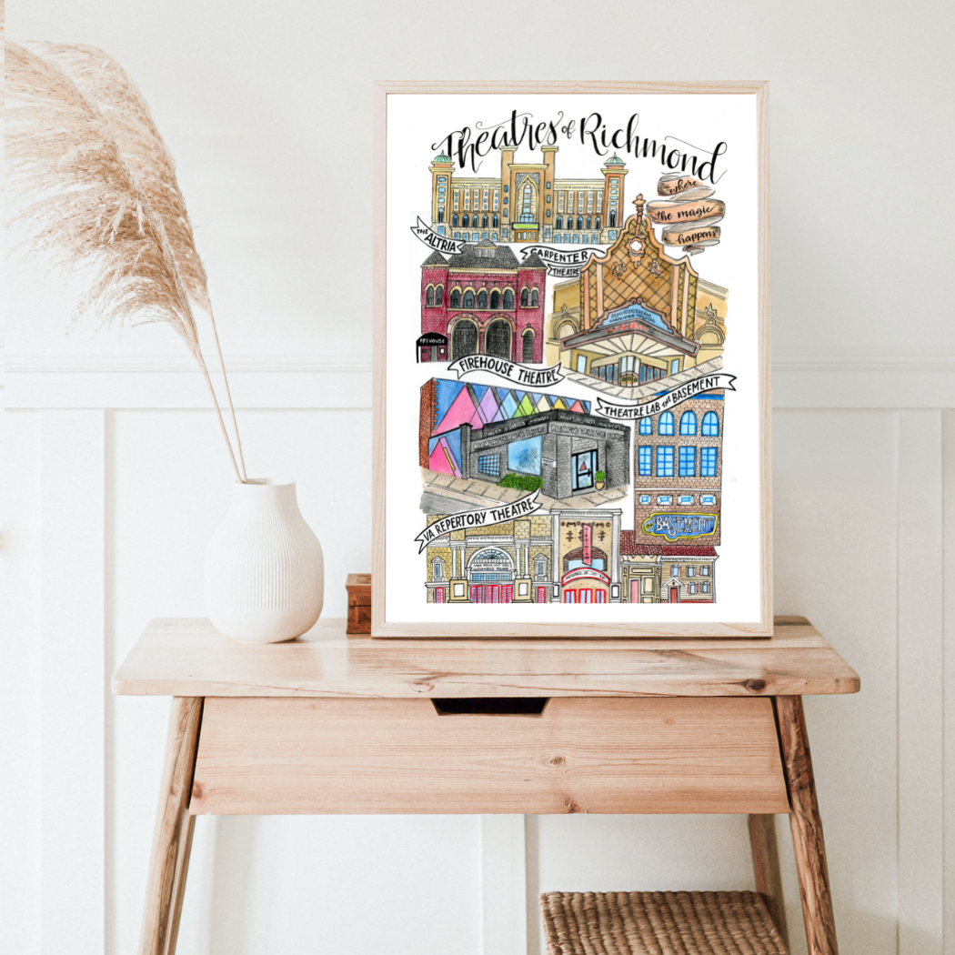 Mad Kitchen Co. - Wholesale Art Print - Theatres of Richmond Art Print2