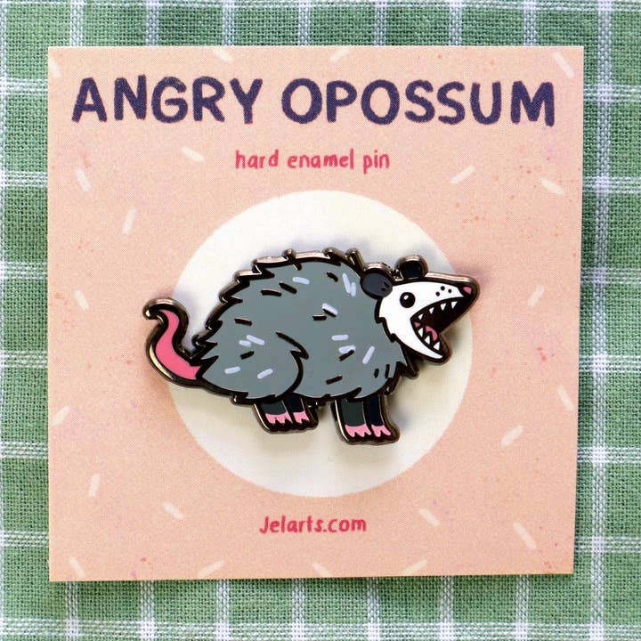 Opossum - Enamel Pin for wholesale by JelArts