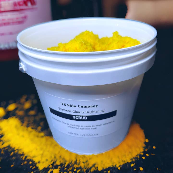 Gurkmeja, citron, kojic acid scrub (grossist) (privat etikett) för wholesale av TS Skin Company