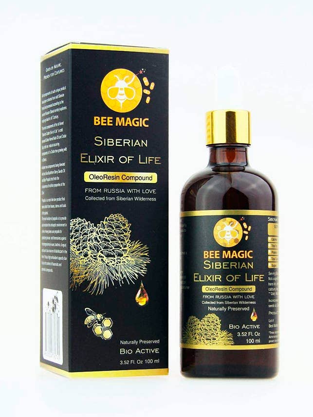 Résine oléo de cèdre de Sibérie avec compte-gouttes, supplément pour la vente par Bee Magic