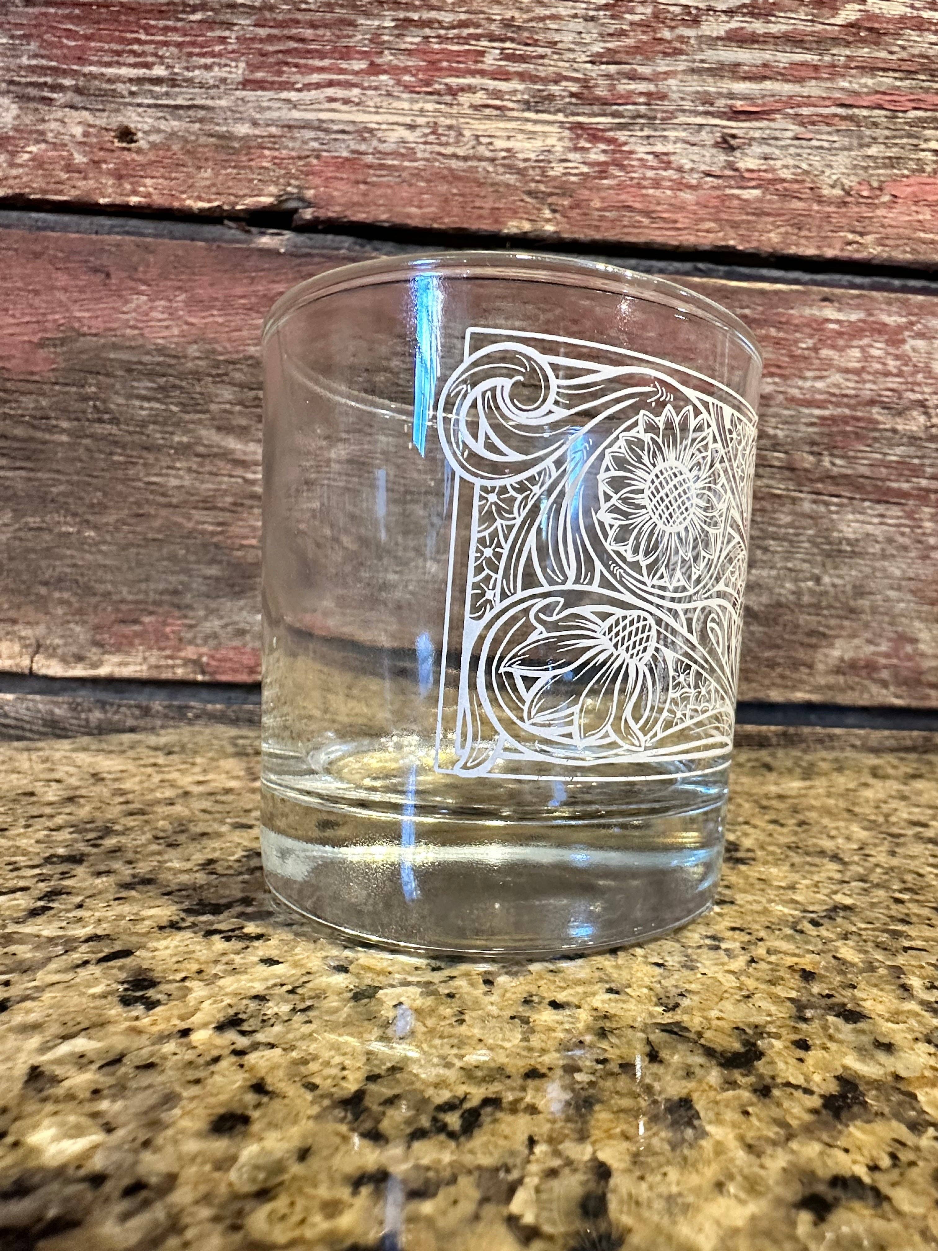 The Rodeo Rose – Engroshandel Cocktail-/likørglas – På klipperne glas med blomsterpræget cowgirl rodeo western cowboy3