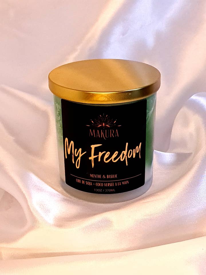 My Freedom Mint & Basil Duftlys for engroshandel hos Makura Candles