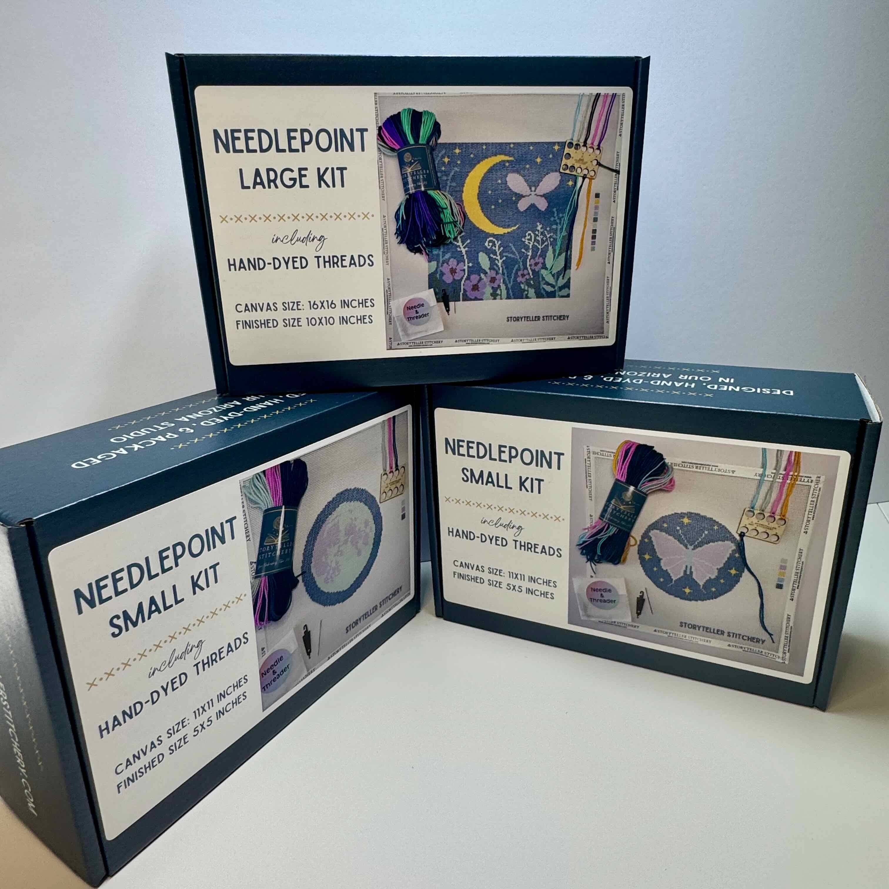 Storyteller Stitchery – wholesale Material för broderi/korsstygn – Lunamåne — Modernt Broderikit (Liten Design)3