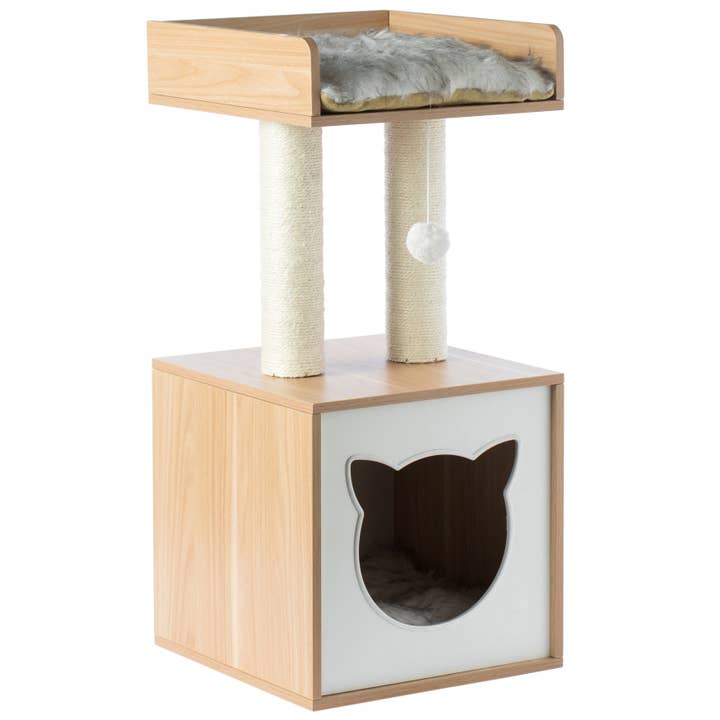 Quickway Imports - Vendita all'ingrosso Tiragraffi - Gatti - Piattaforma cubo per gatti, tiragraffi