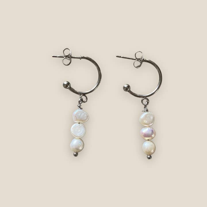 Ohrringe Kiki Silber für den Großhandel von La Eva Store