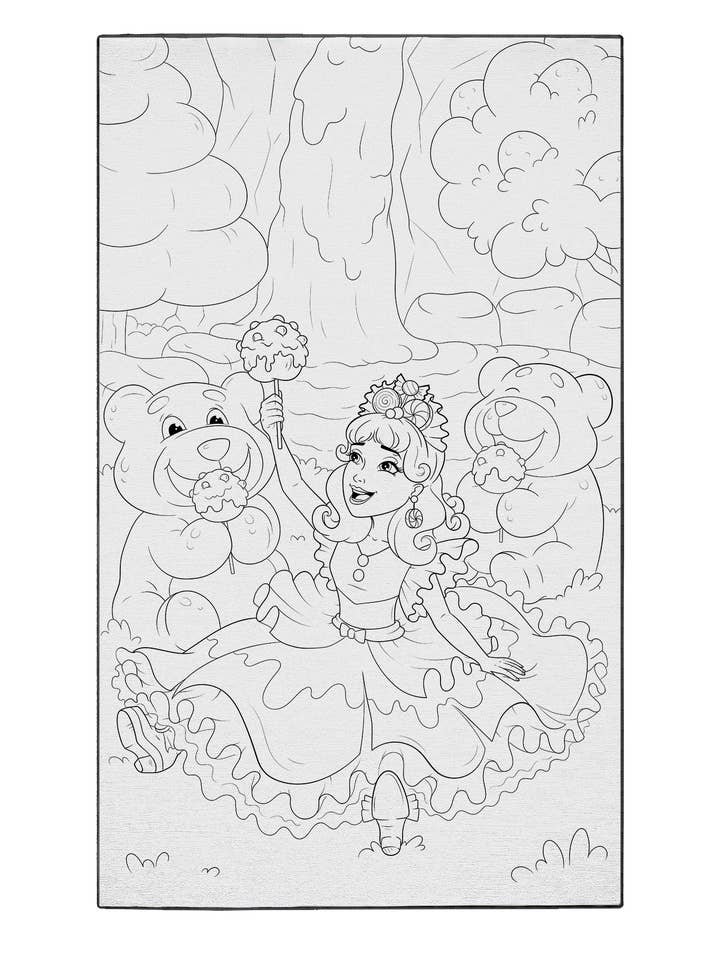 Une collation sucrée pour la vente par Coloring Rugs