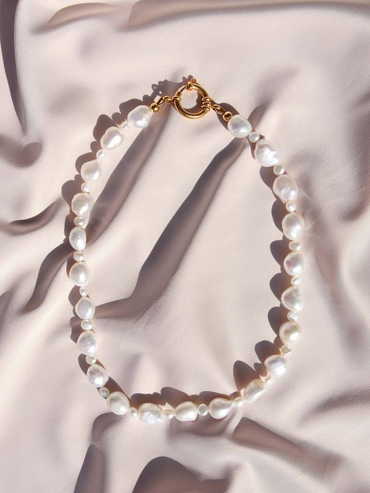 Gabrielle-halsband med sötvattenpärlor för wholesale av LUVYA