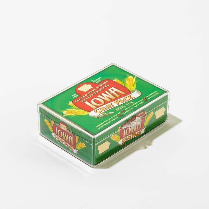 William Randall Publishing - Venta al por mayor Juegos de cartas - Juego de cartas Iowa Chat Pack Conversation Starter
