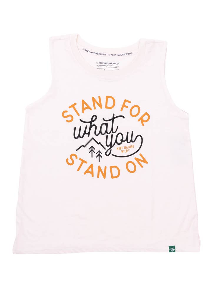 Stand For Women's Muscle Tank | Natural for wholesale by Keep Nature Wild