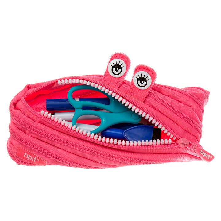 ZIPIT - Wholesale Pencil Case/Pouch - ZIPIT Monster Pencil Case, Pink Gift Pouch for Girls