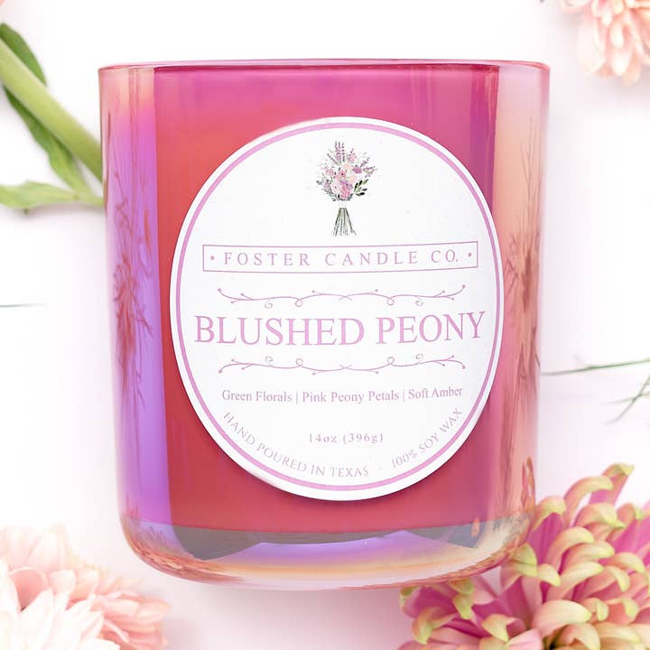 Peonía Ruborizada para venta al por mayor de Foster Candle Company LLC