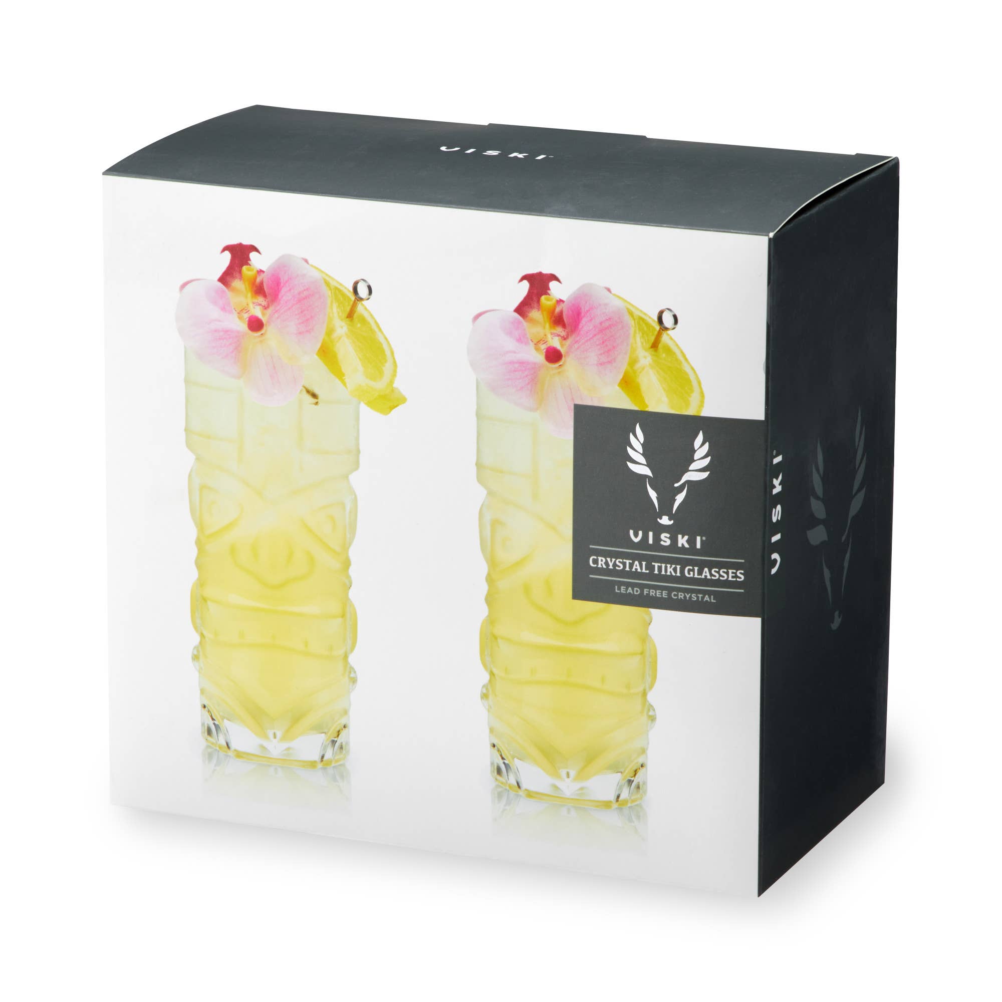 Viski - Vente Verres à cocktail/alcool - Ensemble de 2 verres à cocktail Tiki en cristal Pacific™1