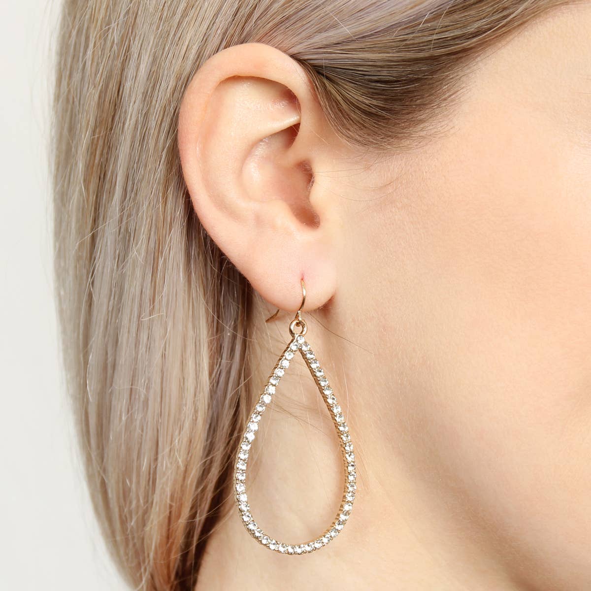 MYS Wholesale Inc - Wholesale Dangle Earrings - Elegant Rhinestone Teardrop Hook Earrings11
