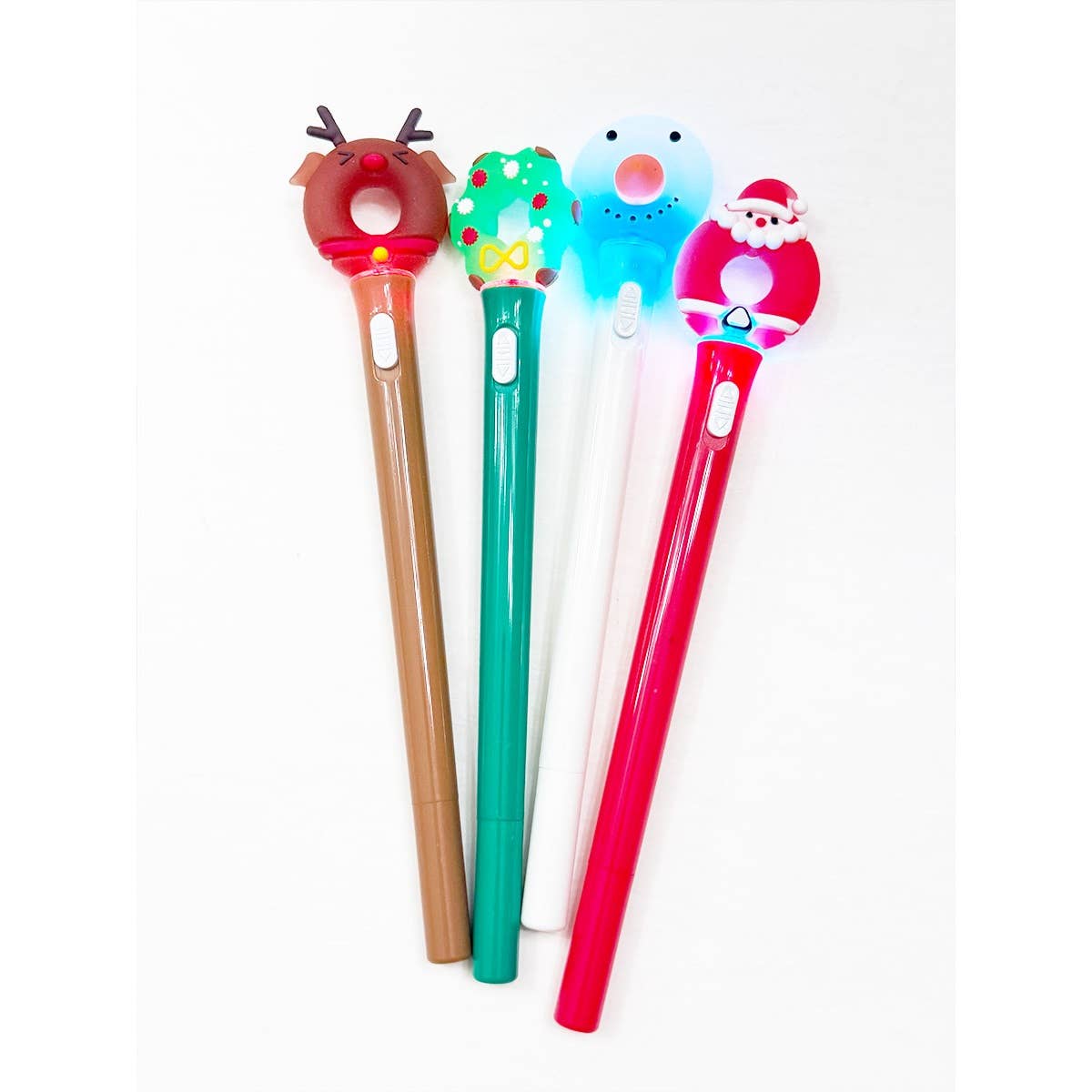 MÉLANGER LA COULEUR Stylo à bille lumineux à thème de Noël en vente sur Faire2