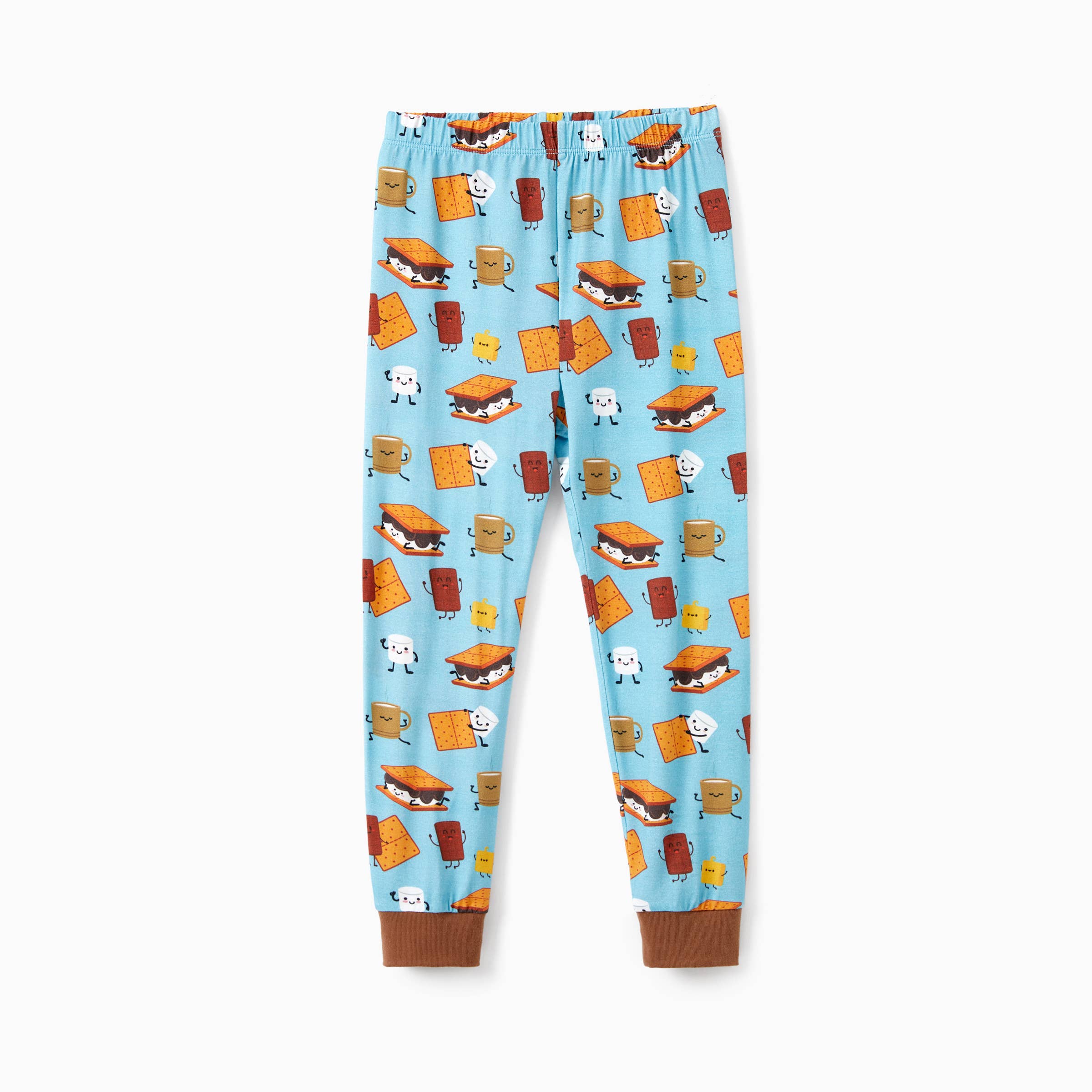 Green Bamboo Family Matching PJs Sets Cute Tops & Long Pants for wholesale on Faire12