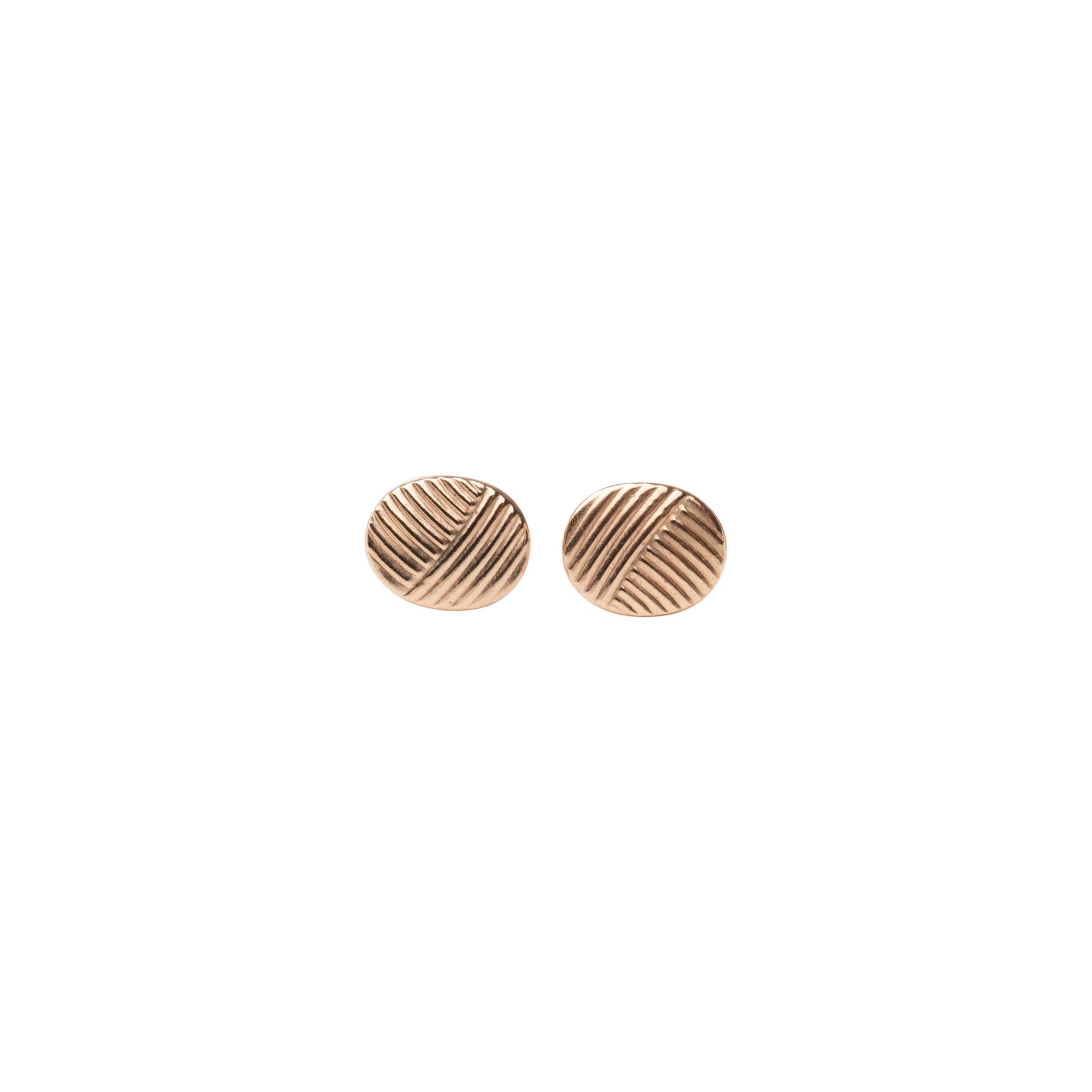 Rose Gypsy - Wholesale Stud/Post Earrings - Gold Line Studs0