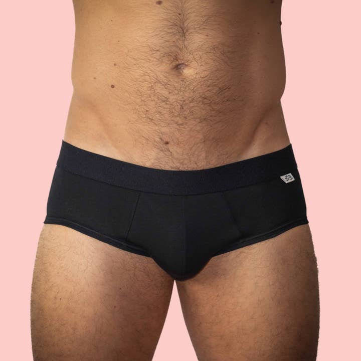 Cuecas Roupa Interior Algodão/Brief - Bl @ck por atacado de Le Beau Tom
