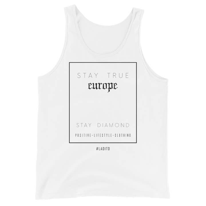 Stay True Tank - Hvid for engroshandel hos Positive Lifestyle Clothing