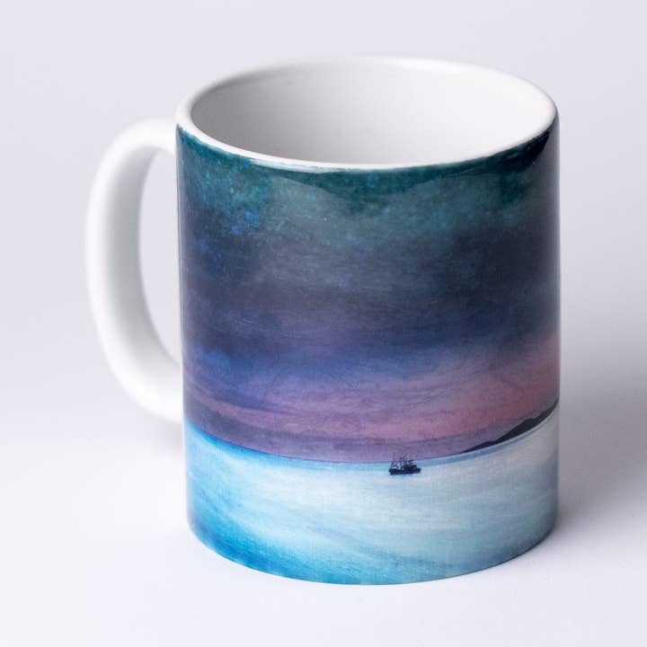 Pêcher le Little Minch Mug pour la vente par Cath Waters Scottish Landscapes