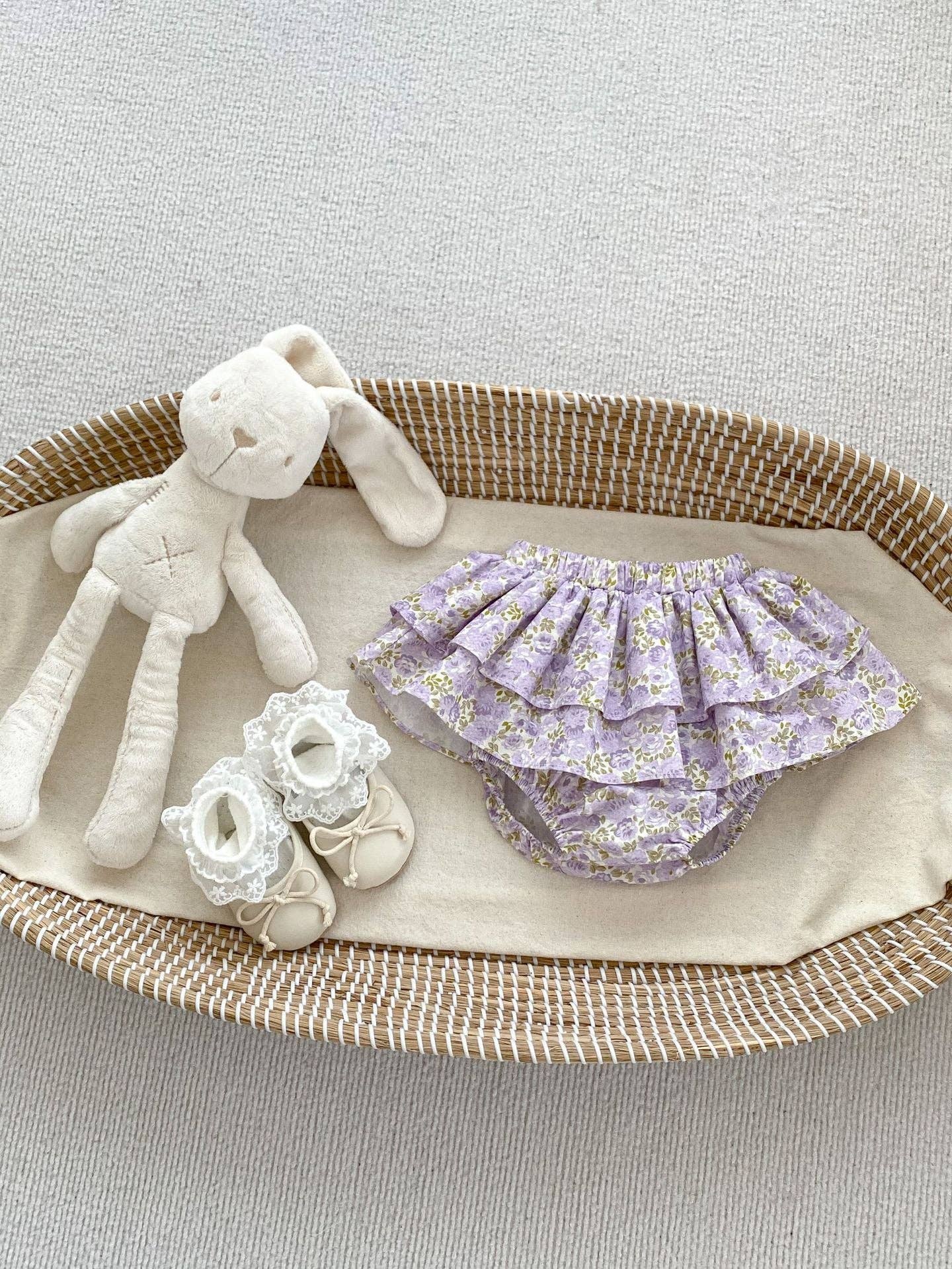 MyKids-USA® - Wholesale Top & Short Set - Kids - Arrival Cute Baby Girls Floral Ruffle Shorts Bloomers2