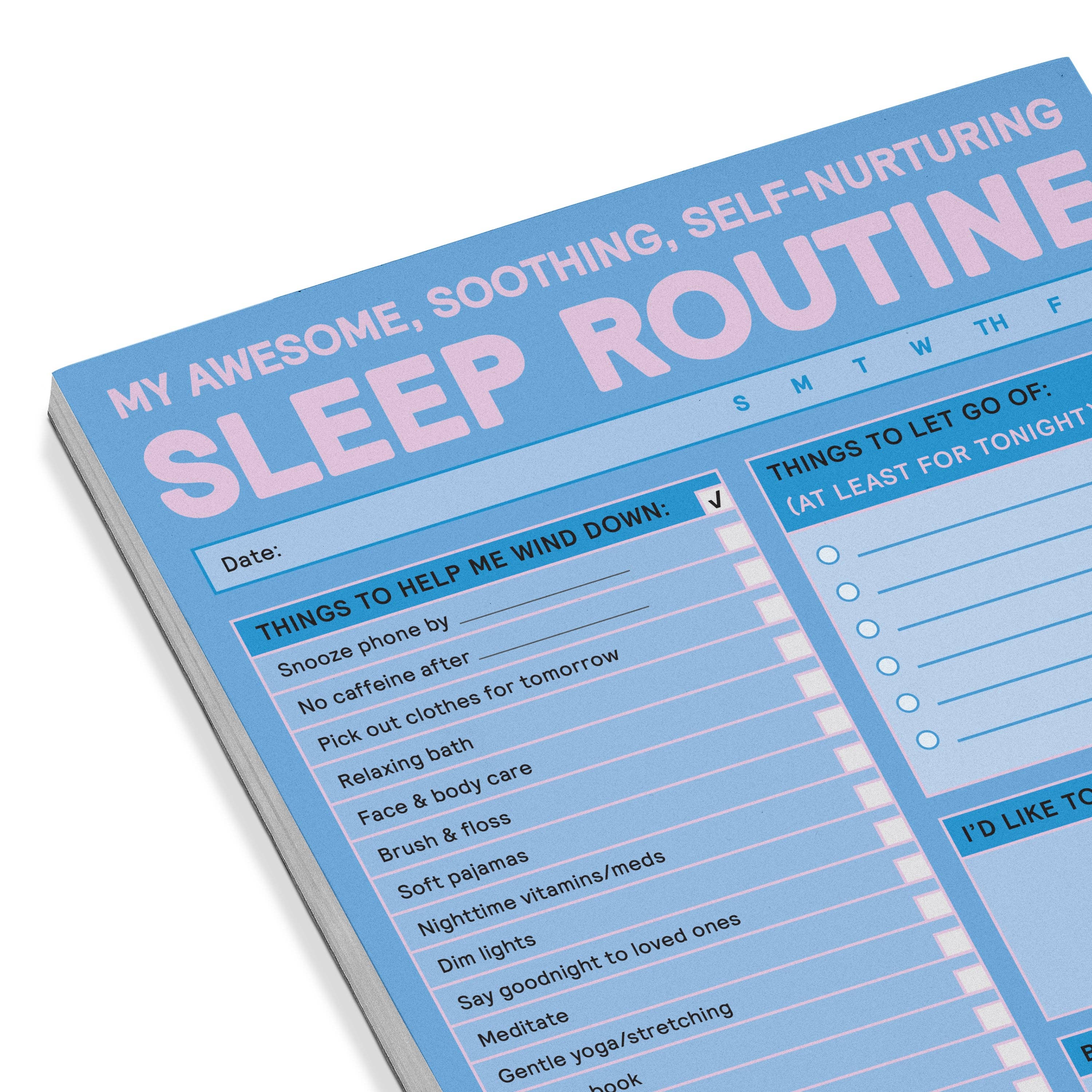 Abrams & Chronicle Books - Wholesale Notepad - Knock Knock Sleep Routine Pad (Notebook/Sketchbook)1