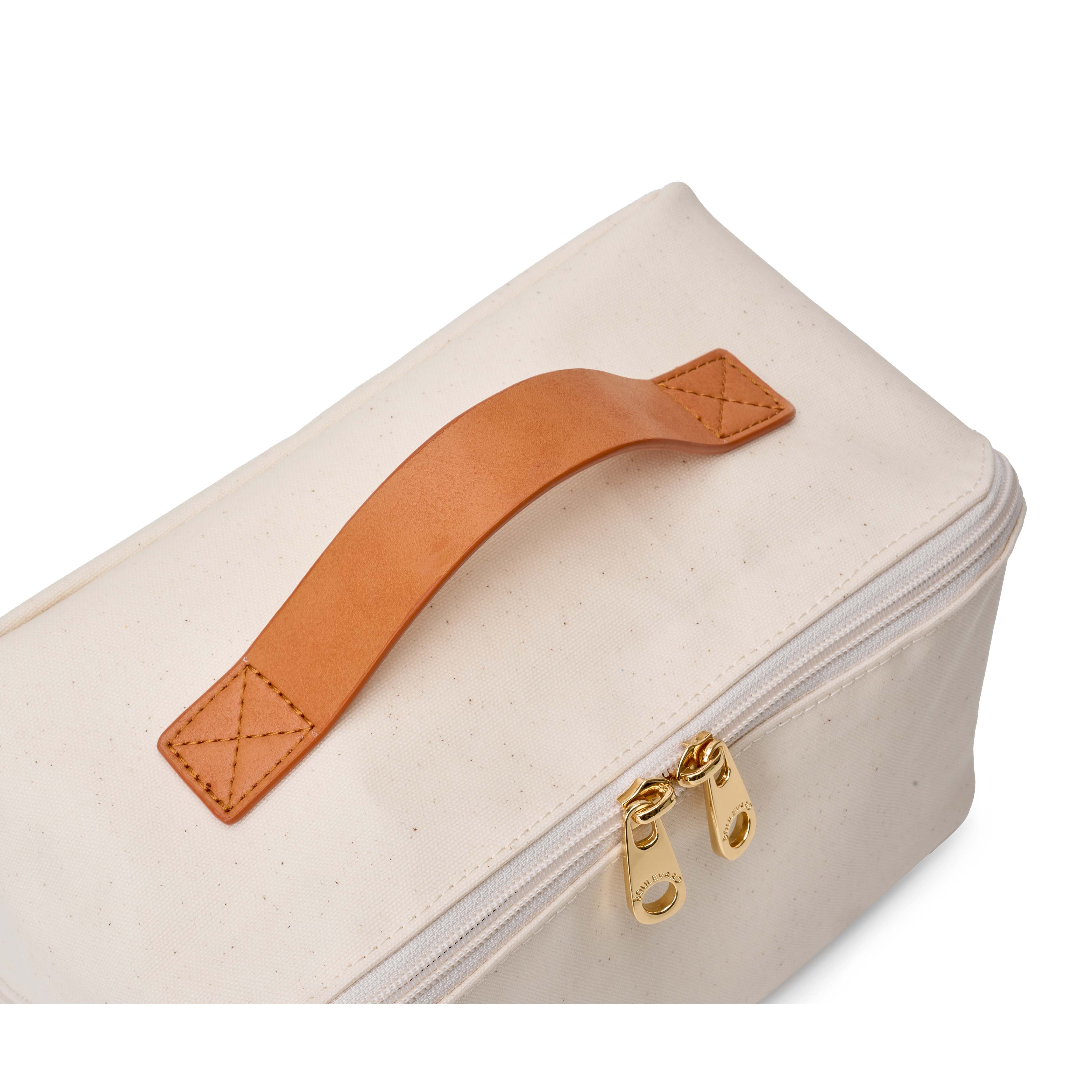 Boulevard - Vente Trousses de maquillage/cosmétique - Trousse de maquillage en toile « Gabby » (personnalisable)4