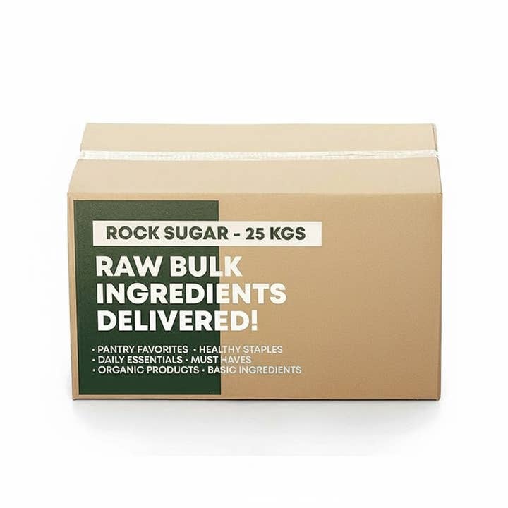 Naturlig klippesukker/klippesukker slik - 55 lbs bulkpose for engroshandel hos PRIDE INDIA BRANDS