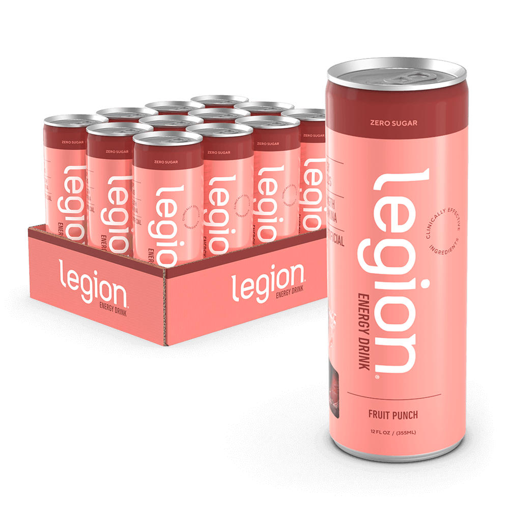 Legion Athletics, Inc. - Wholesale Sports/Energy Drink - Energy Drink naturally sweetened and flavored - Case  (12 Cans)0