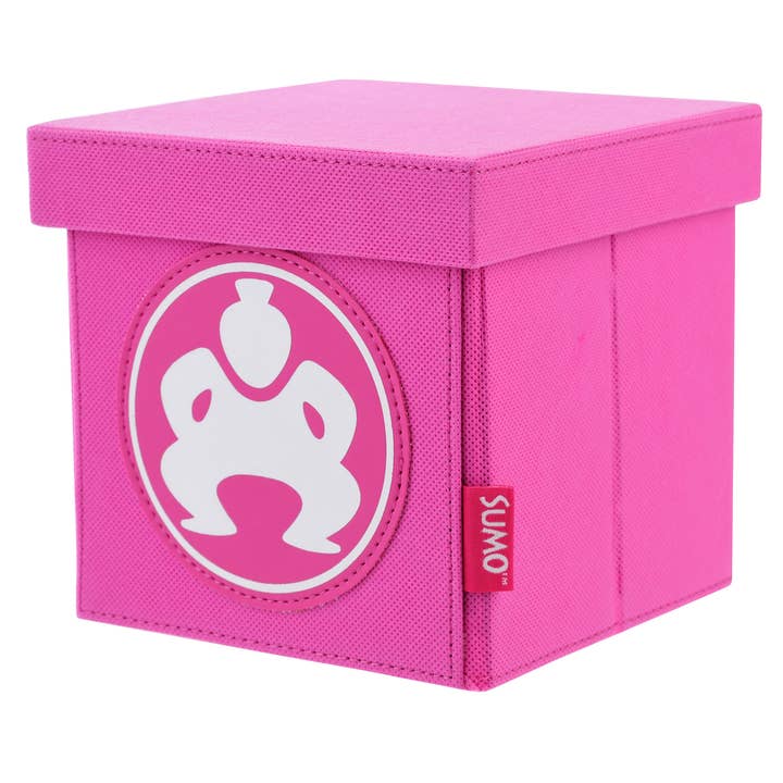 Sumo Folding Desktop Cube - 6" x 6" - Pink for wholesale on Faire