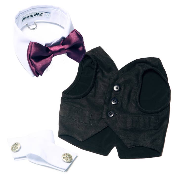 The Gavin Silk Harness Vest for wholesale by Dog in the Closet