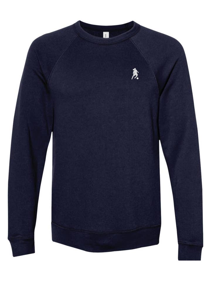 Sweat-shirt à col rond en polaire à épaules dénudées Ronaldinho pour la vente par DRYWORLD