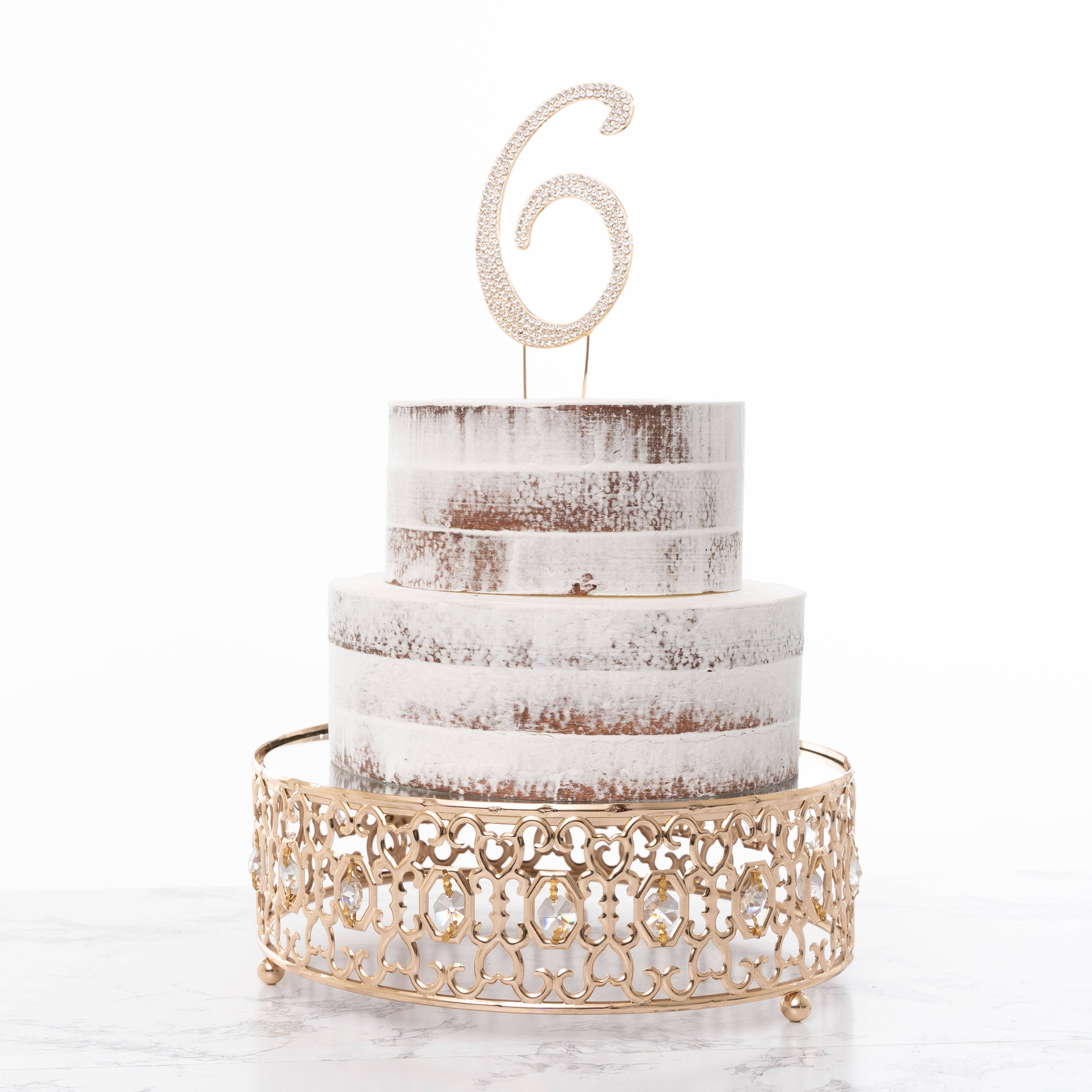 Premium Cake Topper Number 7 - Gold for wholesale on Faire5