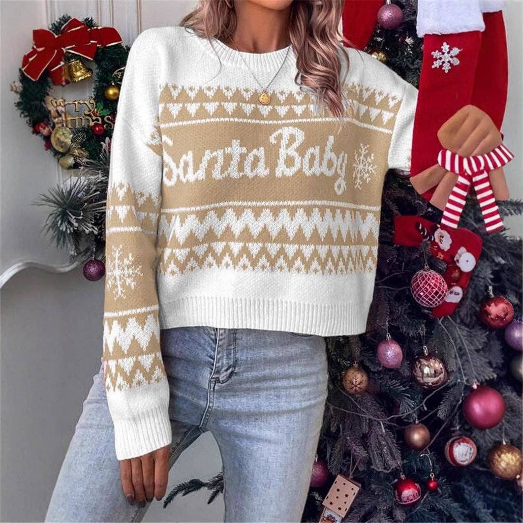 Masyal – Engroshandel Pullover - Dame – Alsidig strikket pullover-sweater efterår/vinter jul5