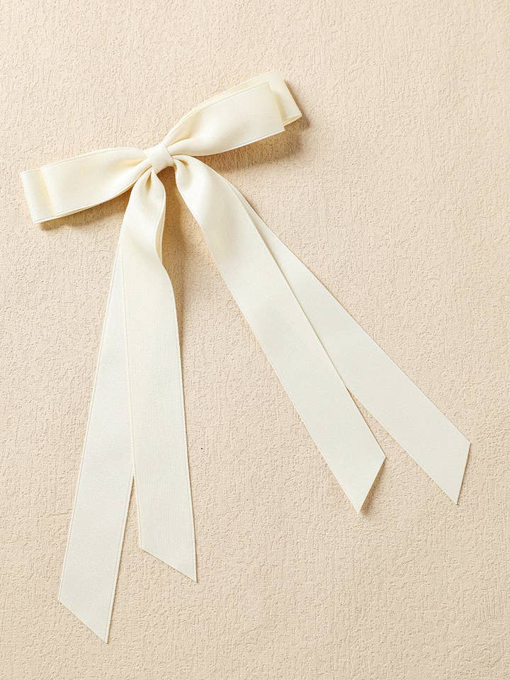 Grampo de Cabelo Preto Elegante de Terylene com Duplo Laço por atacado de Kustom Kreations Goods