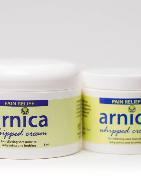 4oz Arnica flødeskum - ømme muskler Achy leddene Relief for engroshandel hos The Body Lounge