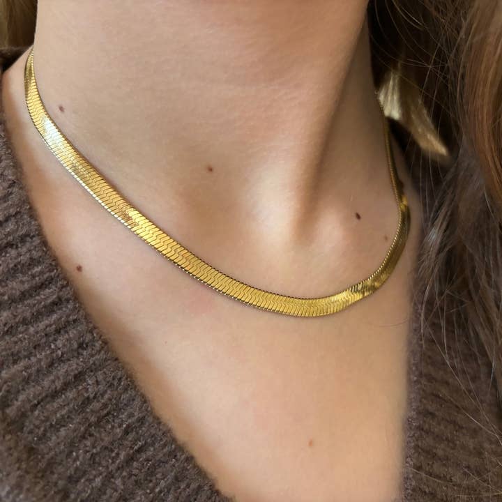 Duestelle Italia – wholesale Kedjehalsband – ORM GULD HALSBAND