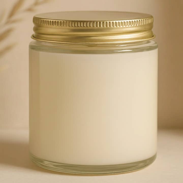 No Label | 7.5 oz Coconut Wax Candle for wholesale by Ezra and Elias Co.