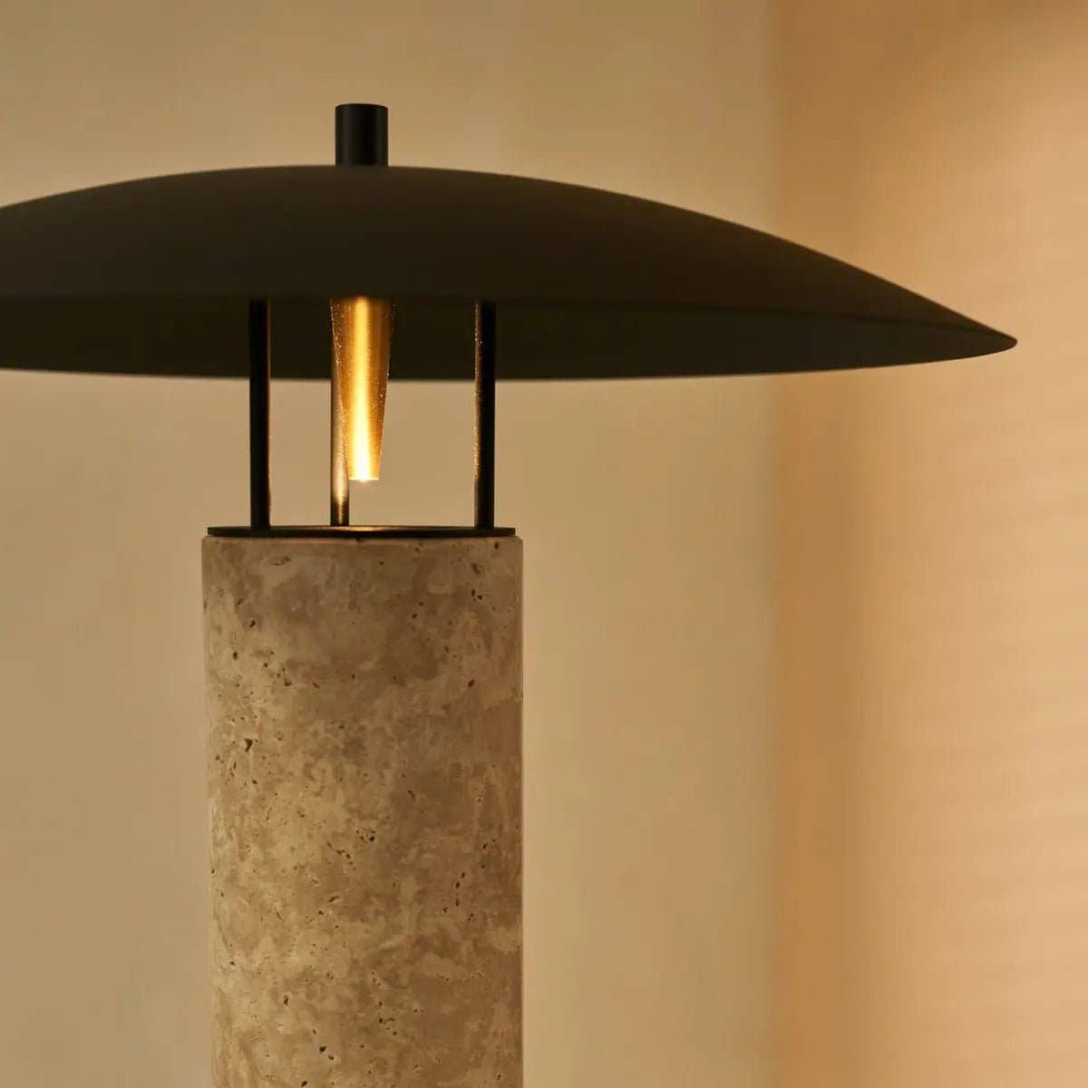 Tavellio - Wholesale Accent/Desk Lamp - Nicolaas Travertine Lamp | Elegant and Timeless Design8