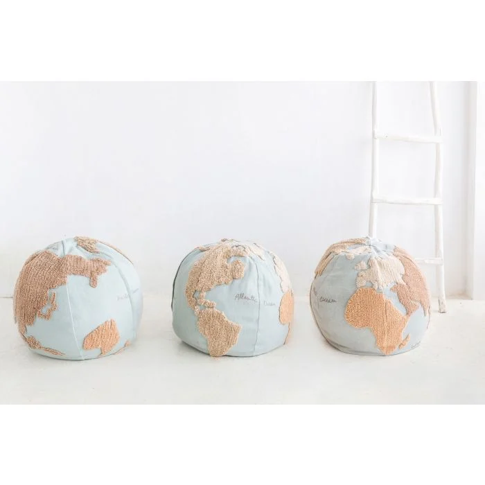 Lorena Canals - Wholesale Pouf - Kids - Pouffe World Map1