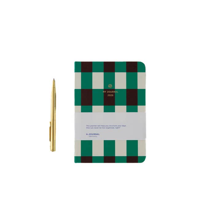 A-Journal Stationery - Wholesale Journal/Diary - A6 My Journal 2026 - Checkered4