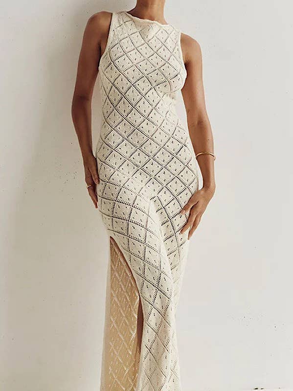 Diamond maxi cover up for wholesale by Miss Sparkling