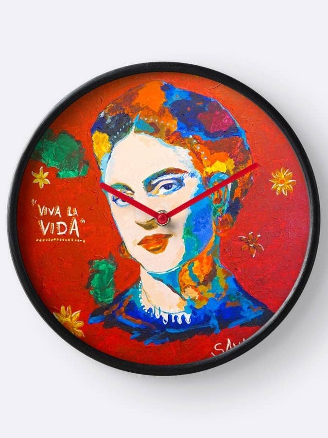 Frida Kahlo, Mexiko, Målare. Konst, Tryck, Klocka för wholesale av SAVAQ