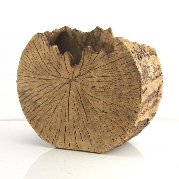 10" Ceramic Trunk Planter for wholesale by Galore Home