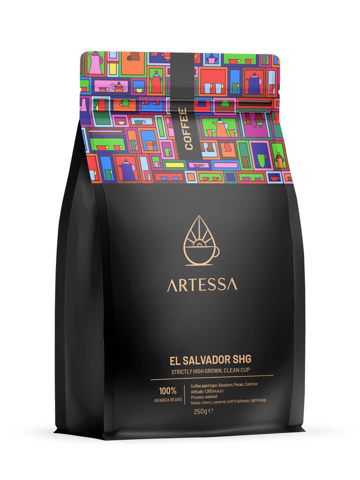 Café Arábica El Salvador SHG 1 kg por atacado de Artessa