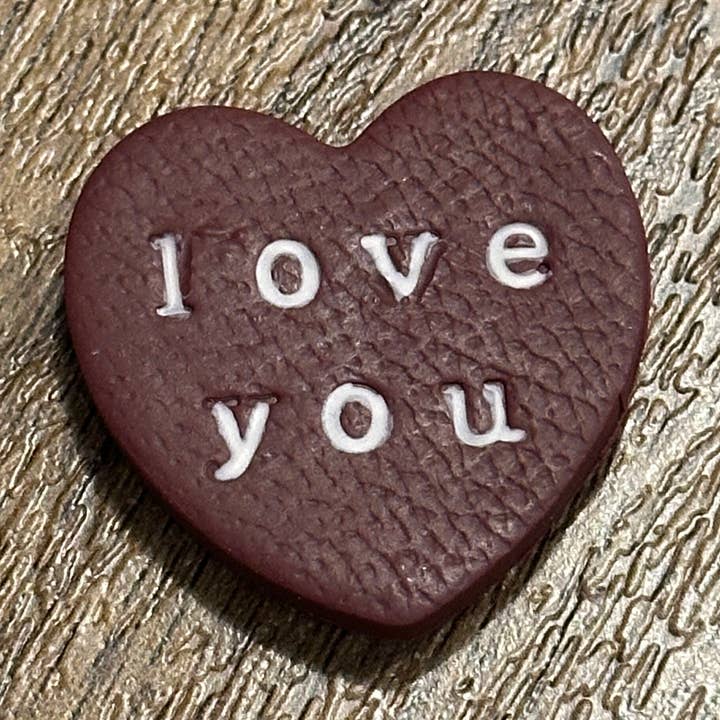 Love You Polymer Clay Magnet for wholesale by Making with Molli