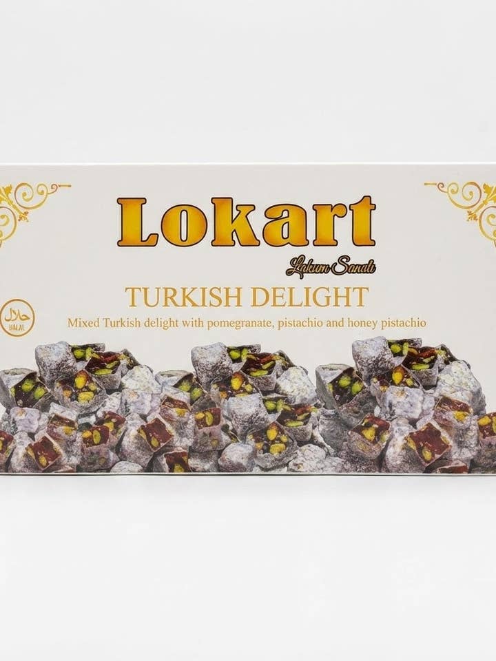 Lokart Gourmet Dubbelrostad Antep-pistage Assorterad Turkisk Delight, 400g för wholesale av Aladdin