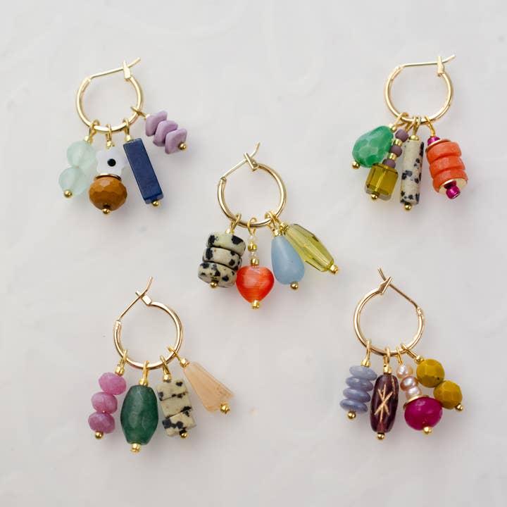 Jill Makes - Venta al por mayor Pendientes colgantes - Pendientes con Encanto Rhea Mix and Match6