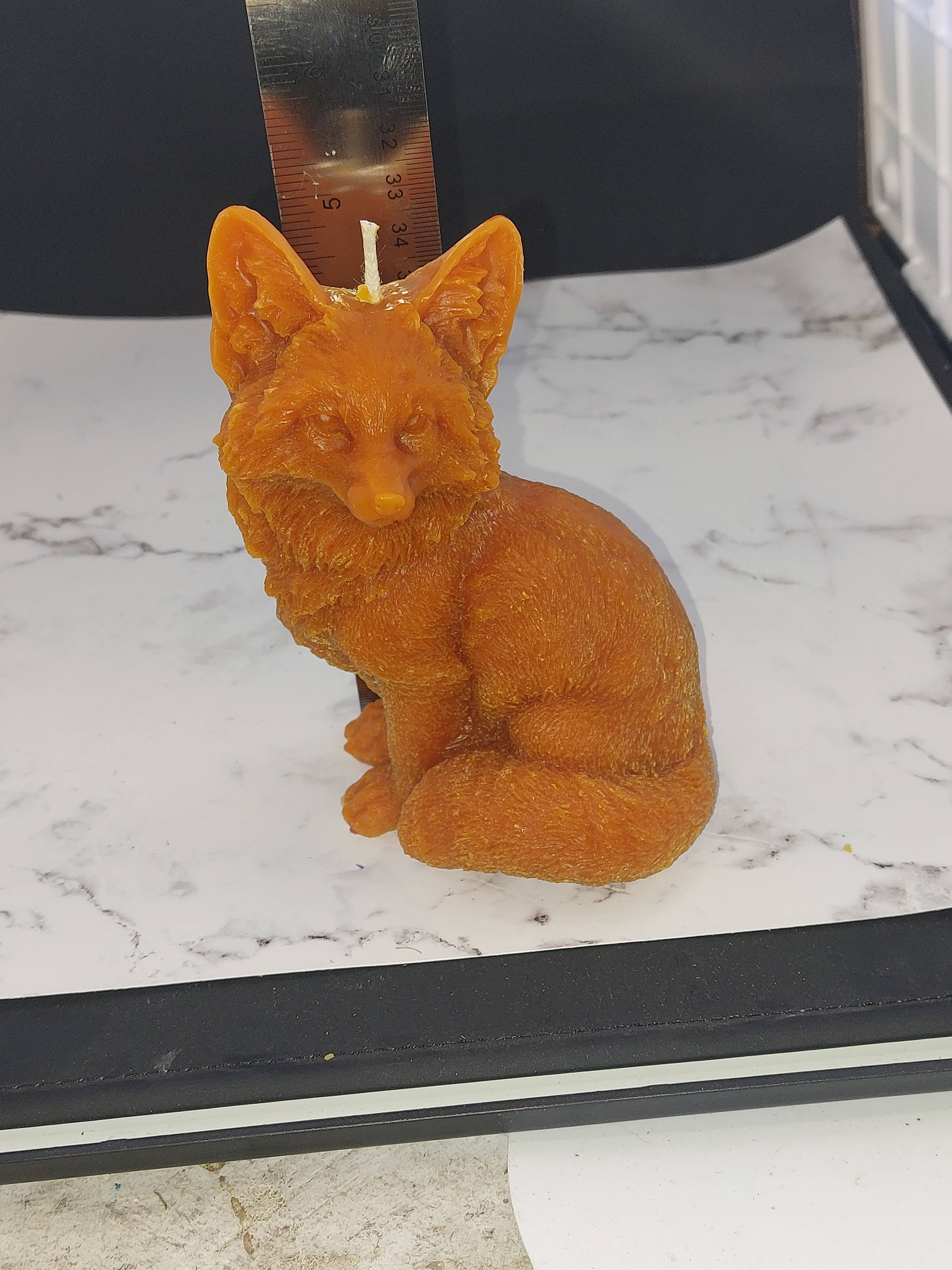 Twisted Candle Company - Wholesale Novelty Candle - Large Fox beeswax candle4