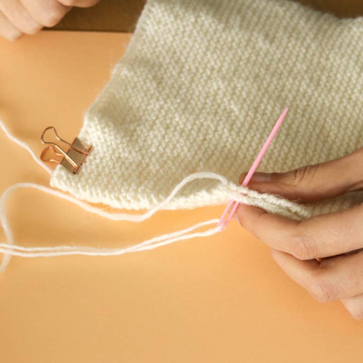 La Petite Épicerie - Wholesale DIY craft kit - MKMI kit - My knitted headband2